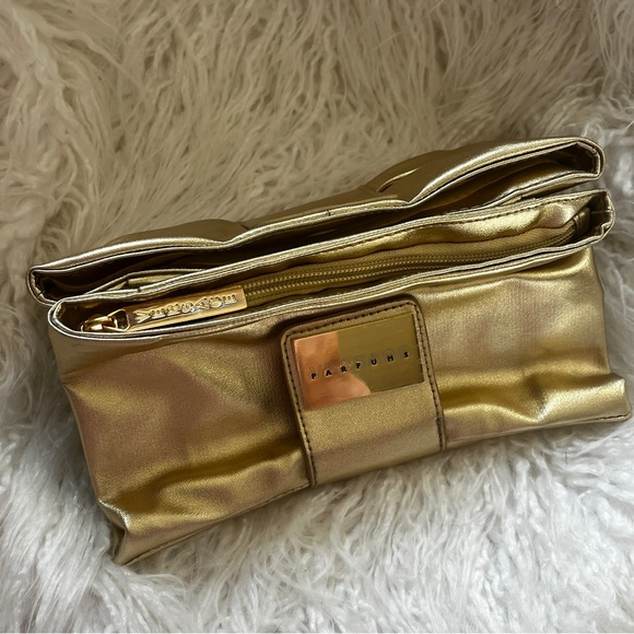 Versace Gold Trifold Clutch Bag NEW - Picture 10 of 17